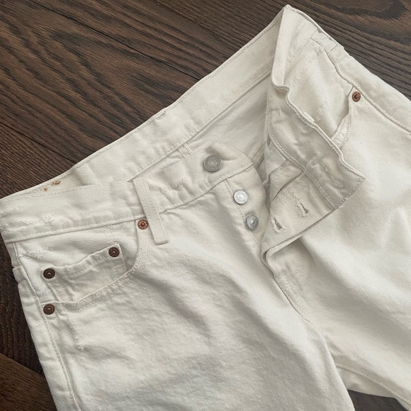Levi’s 501 white jeans - Picture 2 of 4